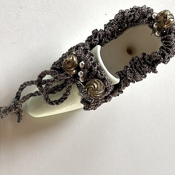 VTG Bisque Shoe Christmas Ornament - Picture 6 of 6